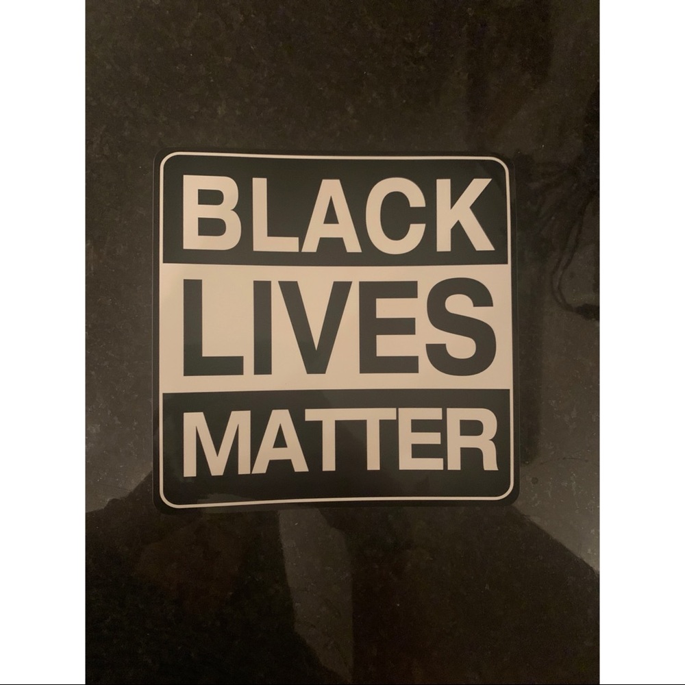 BLM Black Lives Matter Vinyl Sticker- car, laptop